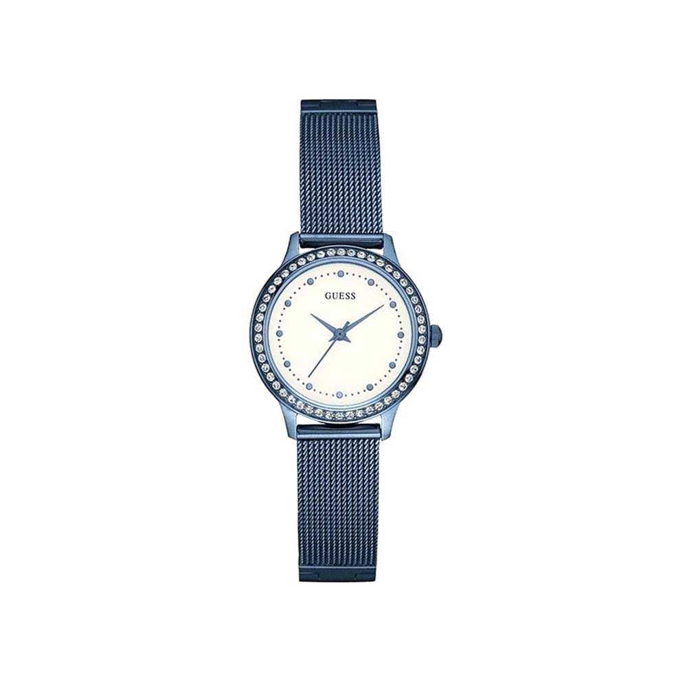Guess Watch For Lady Color Blue Model: W0647l4