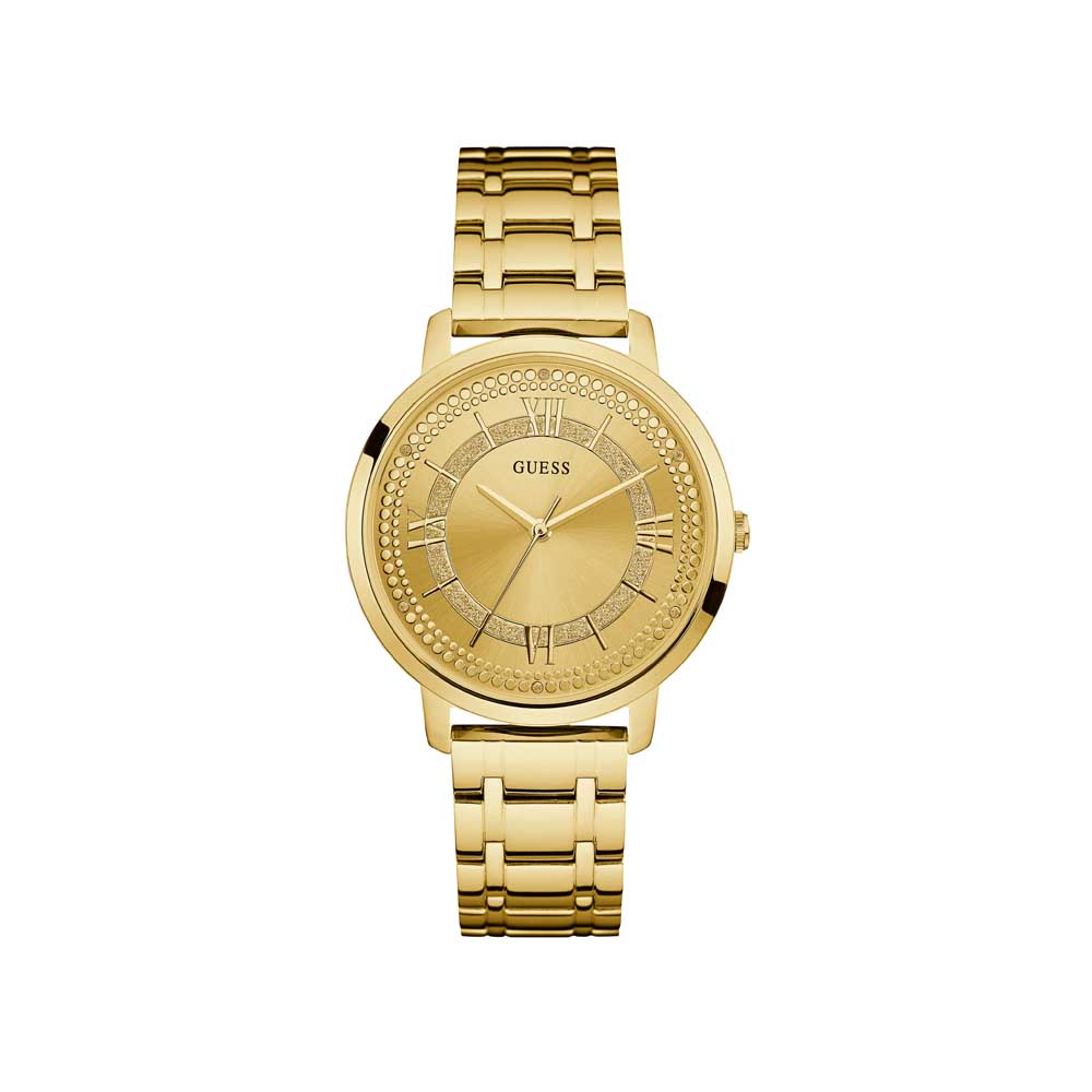 GUESS Montauk Gold-Tone Dial Ladies Watch