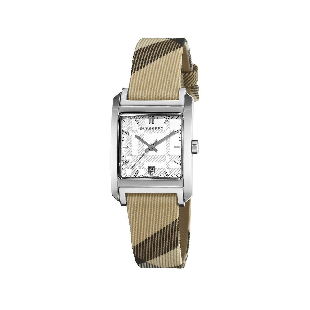 Nova Checked Plaid Checked Strap Women Watch BU1577