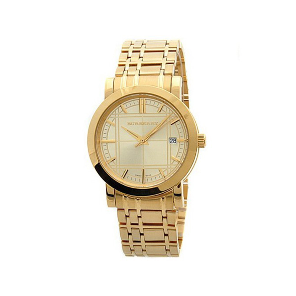 Mens Gold-Plated Bracelet Watch BU1393