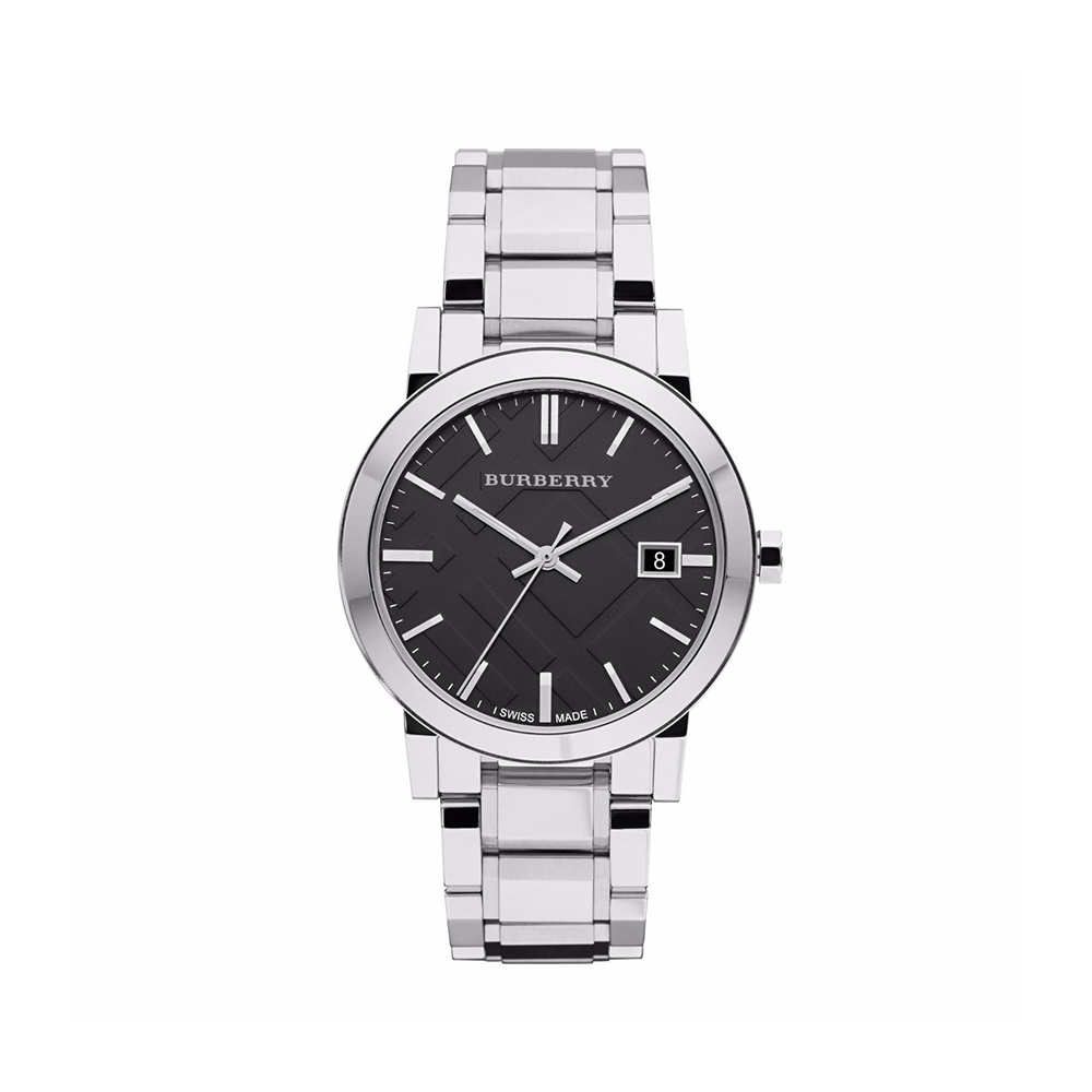 The City Black Dial Men Watch BU9901