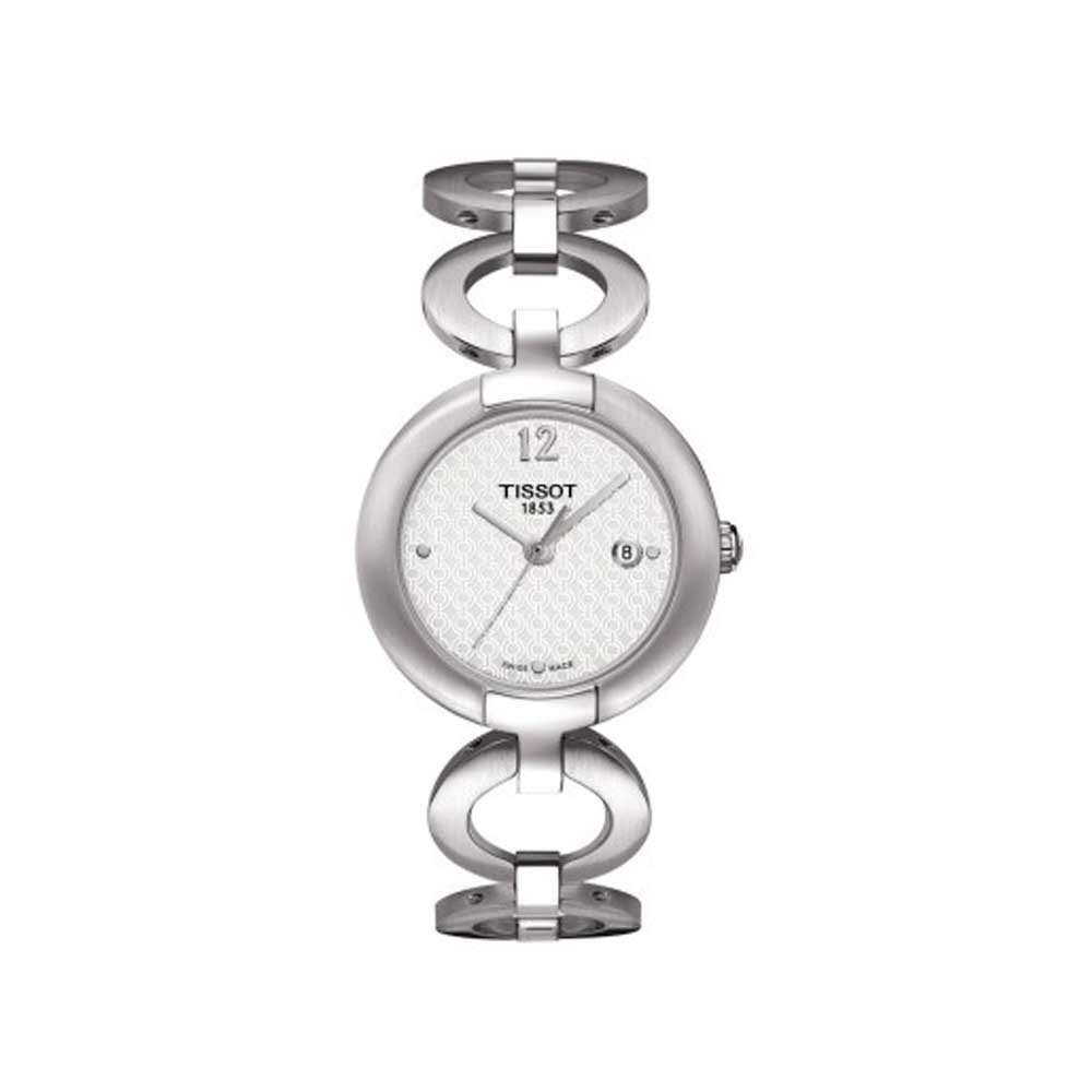 Tissot PINKY LADIES WHITE MESH QUARTZ WATCH