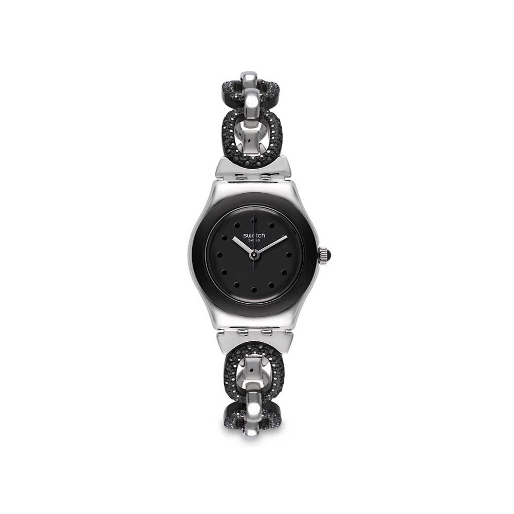 Swatch Irony YSS293G Black Glitter watch