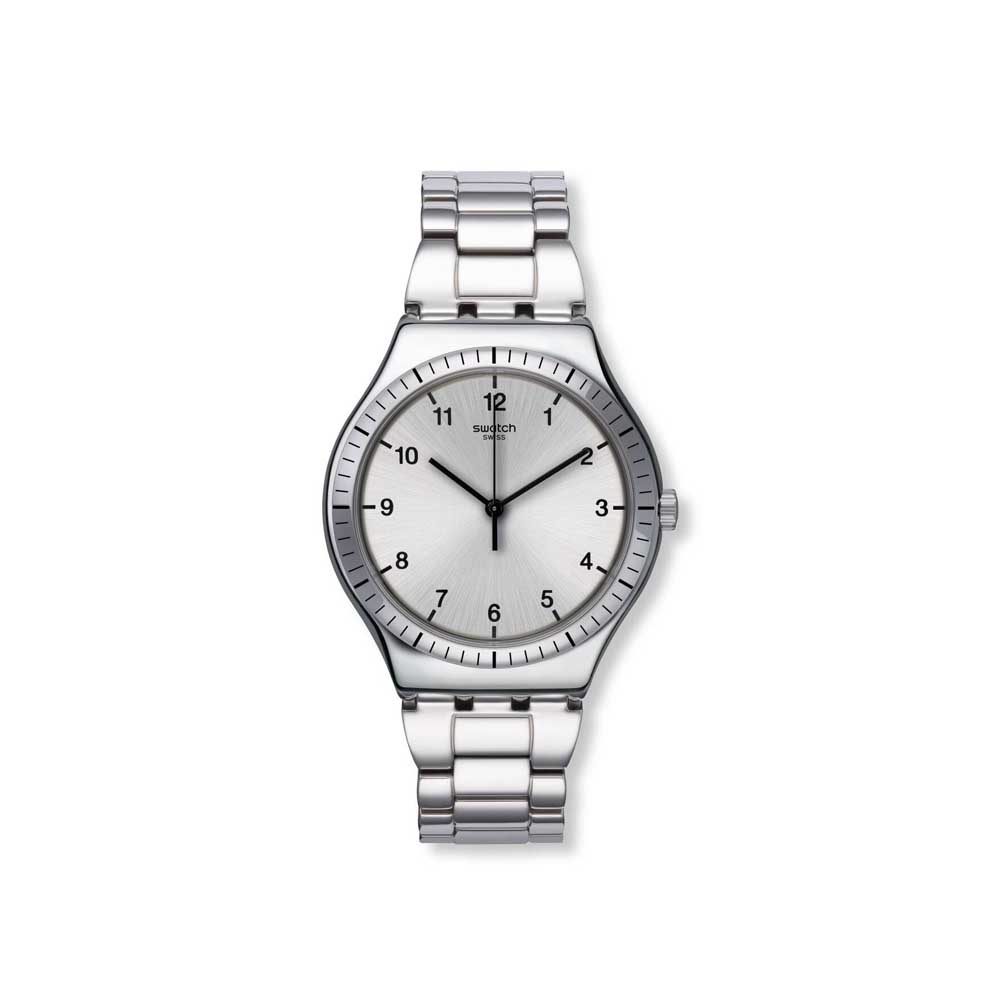 Swatch Strap AYWS100G Zio Argento